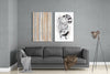 Raccoon 2 Pieces Combine Glass Wall Art by Insigneart USA