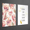 The Way of Happy Life 2 Pieces Combine Glass Wall Art by Insigneart USA
