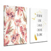 The Way of Happy Life 2 Pieces Combine Glass Wall Art by Insigneart USA