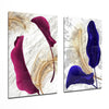 Leaves 2 Pieces Combine Glass Wall Art by Insigneart USA