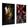 Man and Flower 2 Pieces Combine Glass Wall Art by Insigneart USA