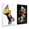 Feel the Music 2 Pieces Combine Glass Wall Art by Insigneart USA