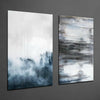 Blue Touches 2 Pieces Combine Glass Wall Art by Insigneart USA