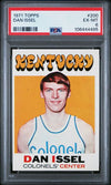 Graded 1971 Topps Dan Issel #200 Rookie RC Basketball Card PSA 6 EX-MT