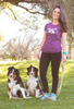 T-shirt: Dog Lover (Plum) by Dog is Good