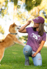 T-shirt: Dog Lover (Plum) by Dog is Good