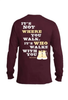Long Sleeve T-shirt: Never Walk Alone (Maroon) by Dog is Good