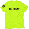 DILLIGAF - Safety Yellow T-Shirt by Armed American Supply