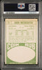 Graded 1968 Topps Don Meredith #25 Football Card PSA 5 Excellent