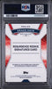 Graded 2024 Topps Resurgence Drake Maye #RRSDM /249 Aqua Surge Auto Rookie RC Football Card PSA 9 Mint by Hall of Fame Sports Memorabilia