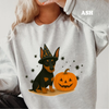 Halloween Witchy Dogs Shirt or Sweatshirt – Cute Unisex Fall Graphic Tee, Relaxed Fit - Part2 by Dog Mom Hat