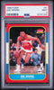 Graded 1986 Fleer Doc Rivers #91 Rookie RC Basketball Card PSA 9 Mint