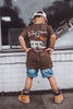 THE GOOD TIMES CAFE TEE - BROWN by LITTLE RAD THINGS