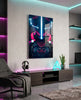 Thunder Fighter Glass Wall Art || Designer Collection by Insigneart USA