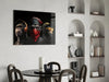 3 Wise Monkey Glass Wall Art || Designer Collection by Insigneart USA