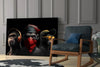 3 Wise Monkey Glass Wall Art || Designer Collection by Insigneart USA