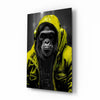 Rebellios Ape Glass Wall Art || Designer Collection by Insigneart USA