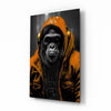 Rebellios Ape Glass Wall Art || Designer Collection by Insigneart USA