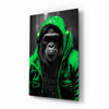 Rebellios Ape Glass Wall Art || Designer Collection by Insigneart USA