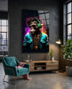 Feel the Music Glass Wall Art|| Designer's Collection by Insigneart USA