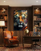 Face of the Tiger Glass Wall Art|| Designer's Collection by Insigneart USA