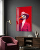 Bird Vogue Glass Wall Art|| Designer's Collection by Insigneart USA