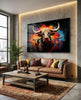 Bull Glass Wall Art|| Designer's Collection by Insigneart USA