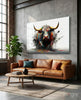 Bull Glass Wall Art|| Designer's Collection by Insigneart USA