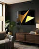 Yellow Wings Glass Wall Art|| Designer's Collection by Insigneart USA