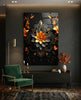 Flower of Luck Glass Wall Art|| Designer's Collection by Insigneart USA