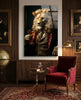 Gentleman Glass Wall Art|| Designer's Collection by Insigneart USA