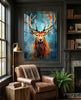 Deer Glass Wall Art || Designer Collection by Insigneart USA