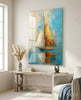Sailing Glass Wall Art || Designer Collection by Insigneart USA