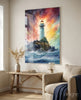 Lighthouse Glass Wall Art || Designer Collection by Insigneart USA