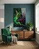 Wolf Glass Wall Art || Designer Collection by Insigneart USA