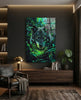 Wolf Glass Wall Art || Designer Collection by Insigneart USA