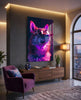 Dog with Glasses Glass Wall Art || Designer Collection by Insigneart USA