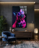 Dog with Glasses Glass Wall Art || Designer Collection by Insigneart USA
