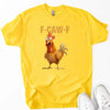 Funny F-Caw-F Rooster Unisex T-Shirt by Adorb Custom Tees