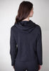 Dakota Hoodie Sweatshirt Jacket - Charcoal by Buki