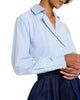 DANIELA SHIRT BLUE AND WHITE STRIPES by No Pise La Grama Web