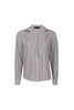 DANIELA SHIRT MAROON AND WHITE STRIPES by No Pise La Grama Web