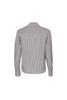 DANIELA SHIRT MAROON AND WHITE STRIPES by No Pise La Grama Web