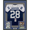 Framed Autographed/Signed Darren Woodson 35x39 Dallas Thanksgiving Day Football Jersey JSA COA