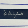 Framed Autographed/Signed Dave Winfield 35x39 New York Pinstripe Baseball Jersey JSA COA