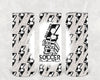 Dead Tired Soccer Mom 20 oz Skinny Tumbler by Anchored Grace Boutique