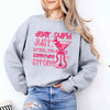 Dear Cupid Something Strong Sweatshirt – Funny Valentine’s Day Sweatshirt by Adorb Custom Tees