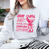 Dear Cupid Something Strong Sweatshirt – Funny Valentine’s Day Sweatshirt by Adorb Custom Tees