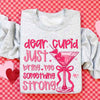 Dear Cupid Something Strong Sweatshirt – Funny Valentine’s Day Sweatshirt by Adorb Custom Tees