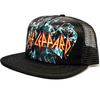 Def Leppard Def Leppard Logo Snapback Trucker Cap [Hat] by Rock Band Apparel